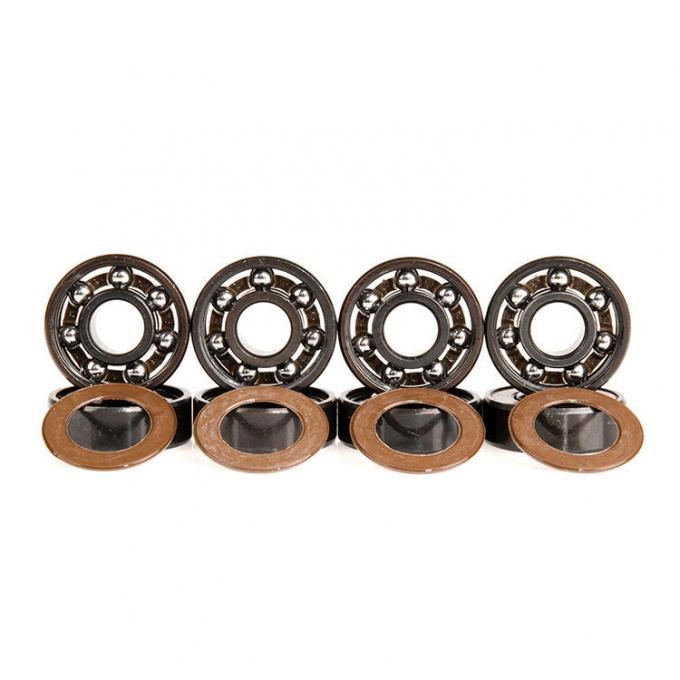 Od 2.2x0.8cm Skateboard Wheel Bearings Chrome Steel Titanium wear resistance 0