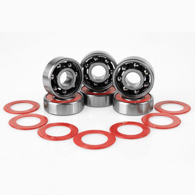 Od 2.2x0.8cm Skateboard Wheel Bearings Chrome Steel Titanium wear resistance 1