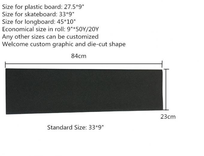 Pabrik Murah Grosir 9X33 Inch PVC Skateboard Griptape 0