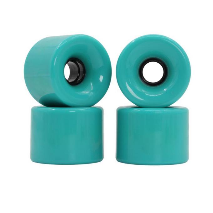 Customization Green PU Skateboard Roda 50MM-59MM Downhill Longboard Roda 0