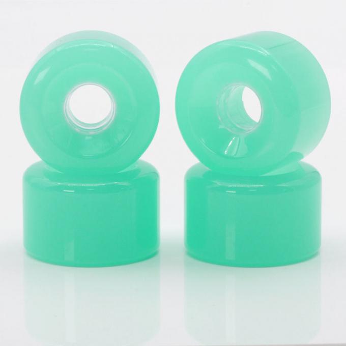 Customization Green PU Skateboard Roda 50MM-59MM Downhill Longboard Roda 2