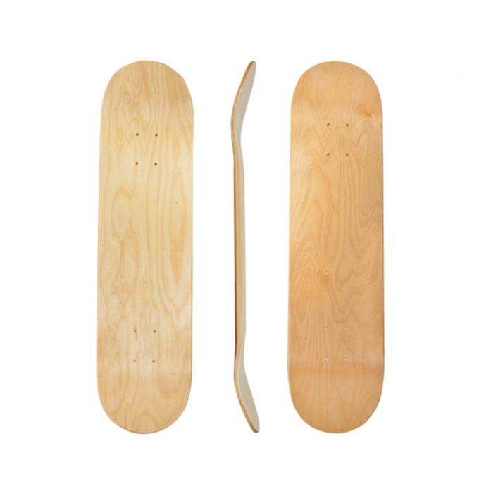 Murah Custom Bentuk kosong Skateboard Decks Kanada Maple Profesional 1