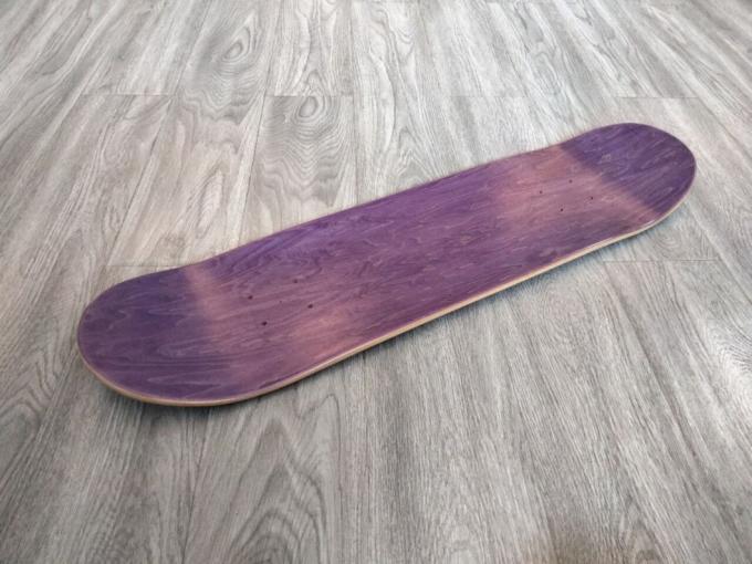 2024 Hot Grosir 7 Ply Maple Kayu Profesional Skateboard Double Kick 2