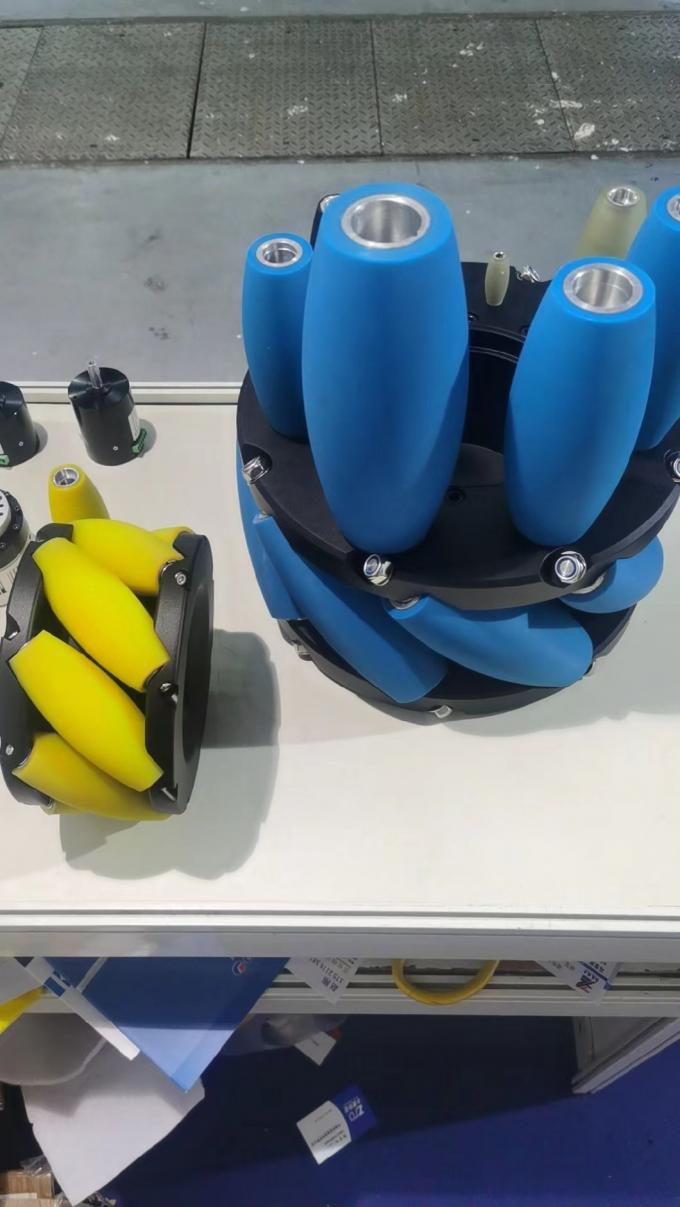 Kualitas tinggi 360 derajat 10 inci Mecanum Roda 4