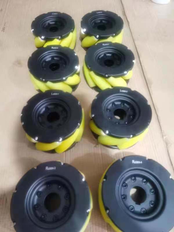 Kualitas tinggi 360 derajat 10 inci Mecanum Roda 3
