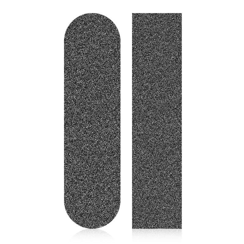 Kualitas Tinggi Non-Slip Disesuaikan Ukuran 9 * 33 Hitam warna Skateboard Griptapes