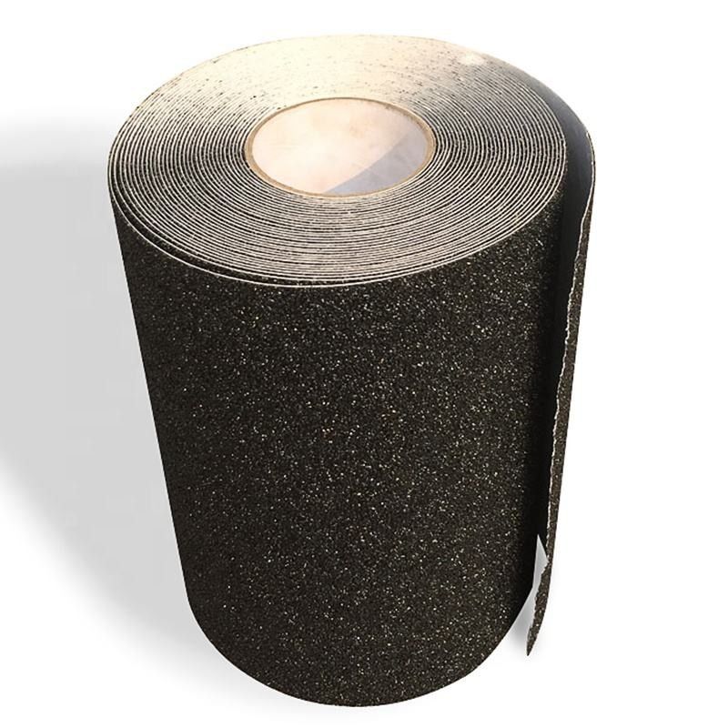Kualitas Tinggi Non-Slip Disesuaikan Ukuran 9 * 33 Hitam warna Skateboard Griptapes