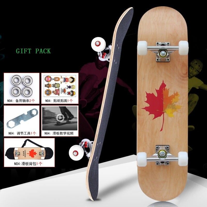 High End Skateboard Custom Complete Untuk Olahraga Ekstrim Di Luar Ruangan