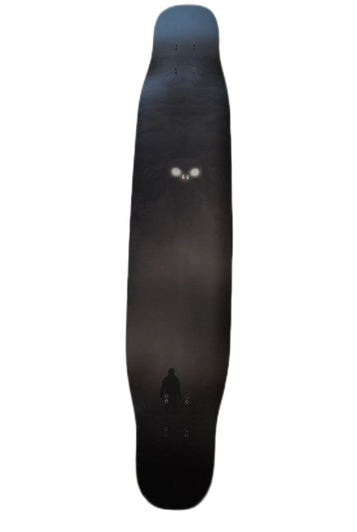 Canadian Maple Veneer Blank Dancing Longboard Deck 9.5 * 46 inci Ukuran Berkelanjutan